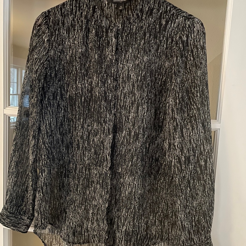 Banana republic layered blouse